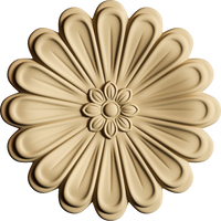 Lemn flexibil Pentart RZ 0970 sferă florală 7 cm