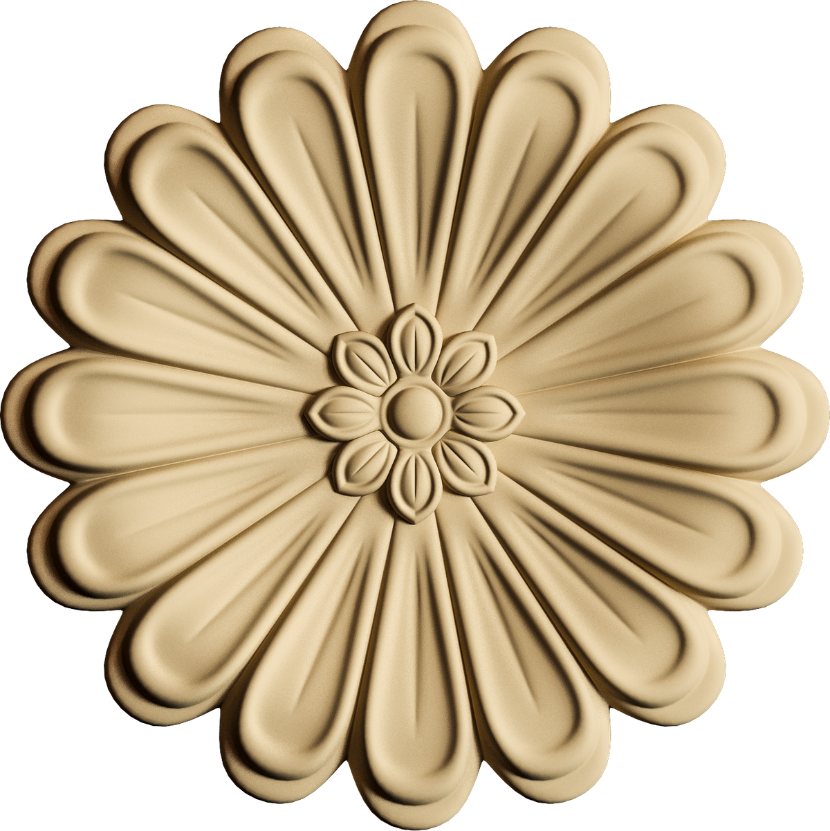 Lemn flexibil Pentart RZ 0970 sferă florală 7 cm