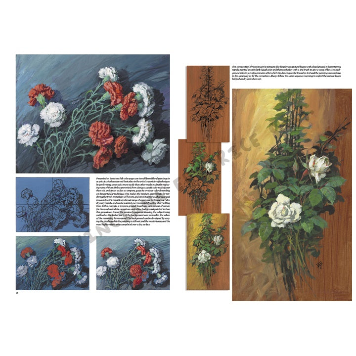leonardo collection 21 flori carte de desen ro lnc888172020