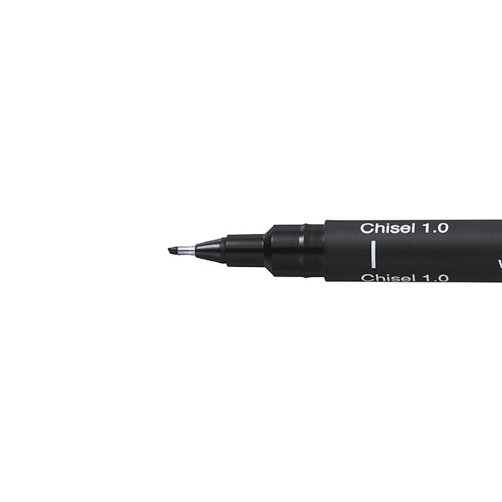 liner creativ negru uni pin cu varf taiat ro unip289ch