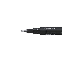 liner creativ negru uni pin cu varf taiat ro unip289ch