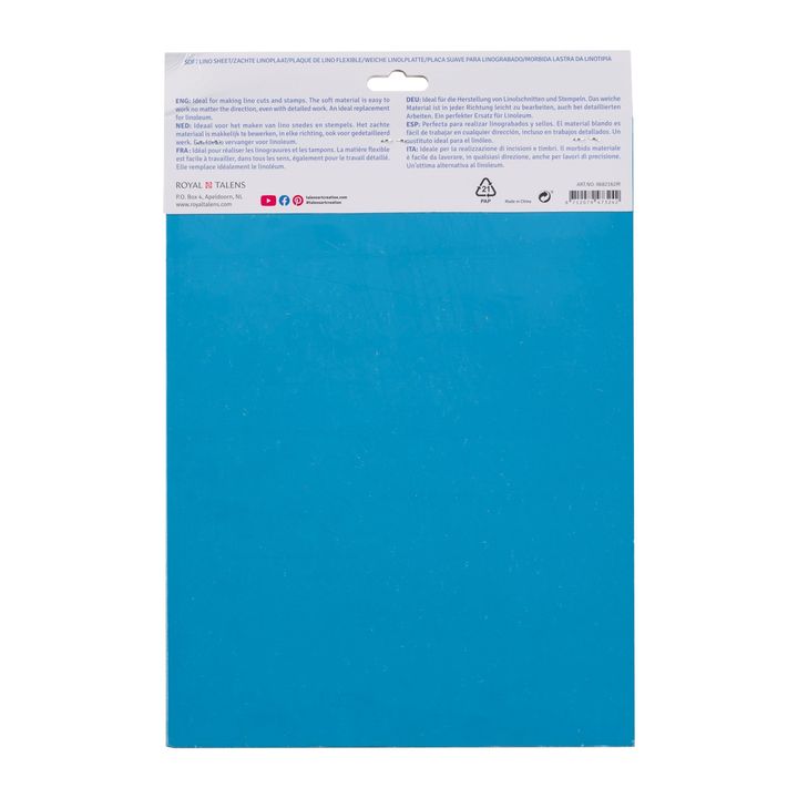 linoleum albastru moale 23 x 30 cm ro rtl9682162m