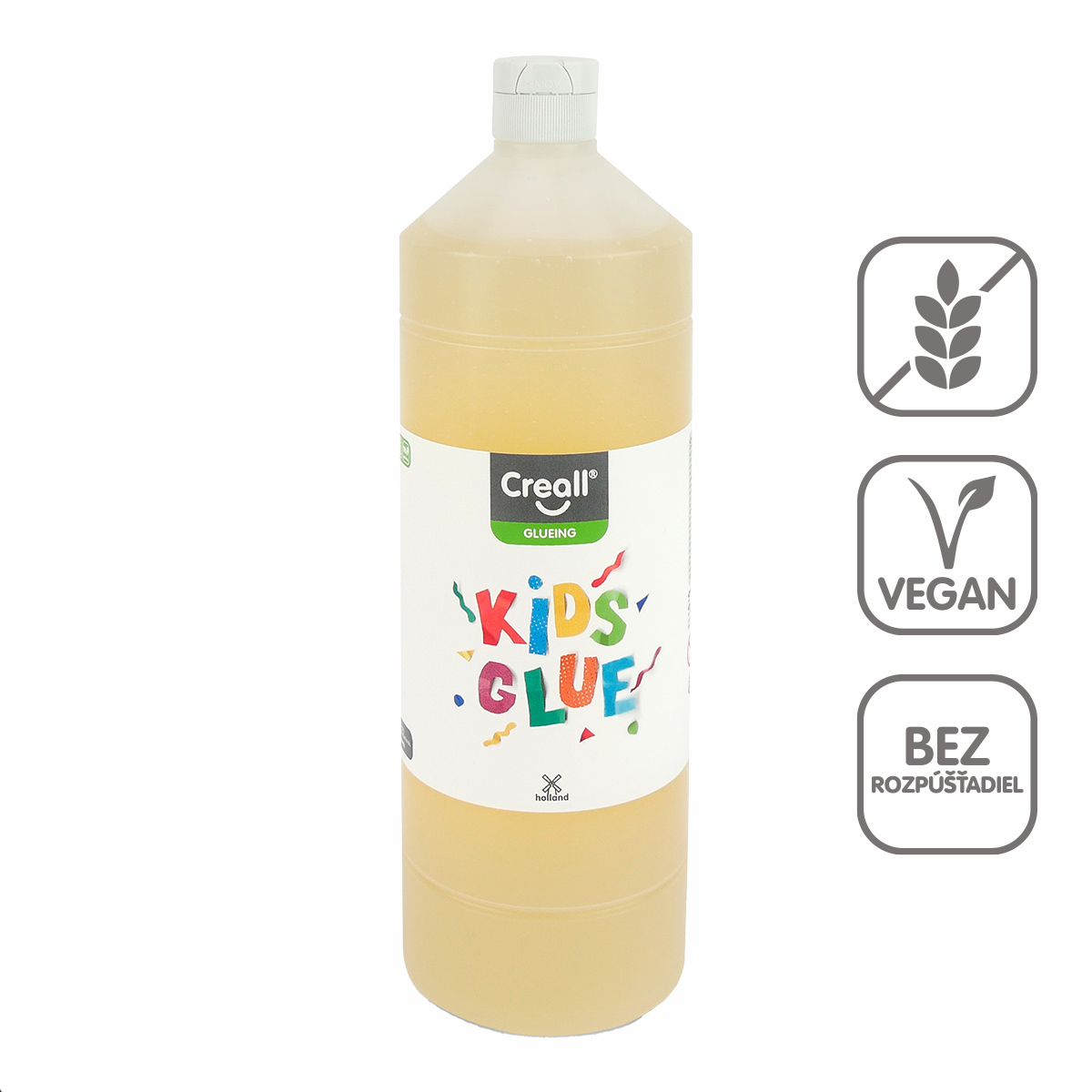 Lipici lichid școlar Creall Kids Glue – transparent, 1000 ml