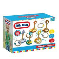 little tikes joc din lemn de aruncat inele ro gms24 0213