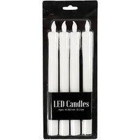 lumanari led inalte 24 5 cm set 4 bucați
