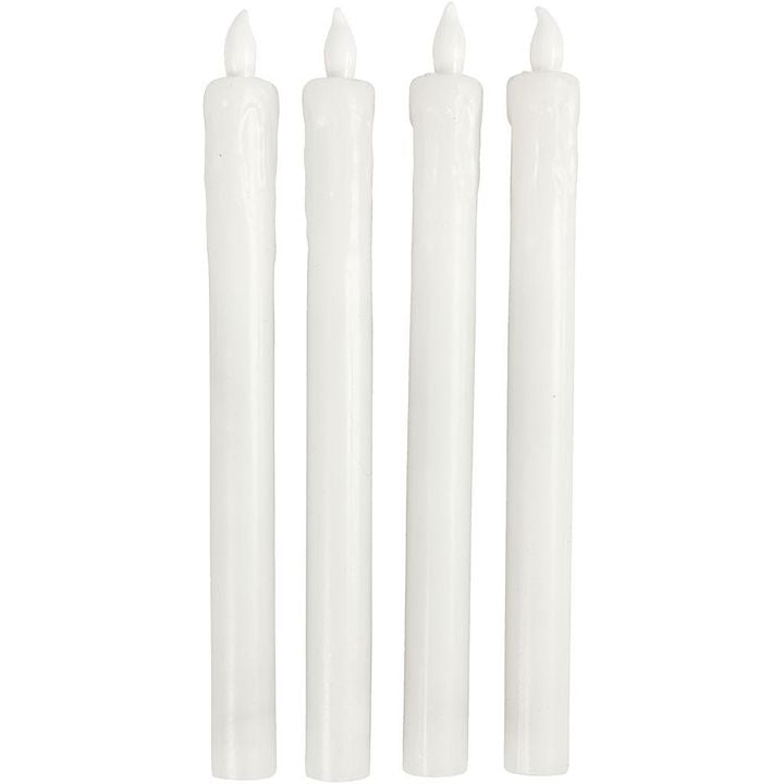 lumanari led inalte 24 5 cm set 4 bucați