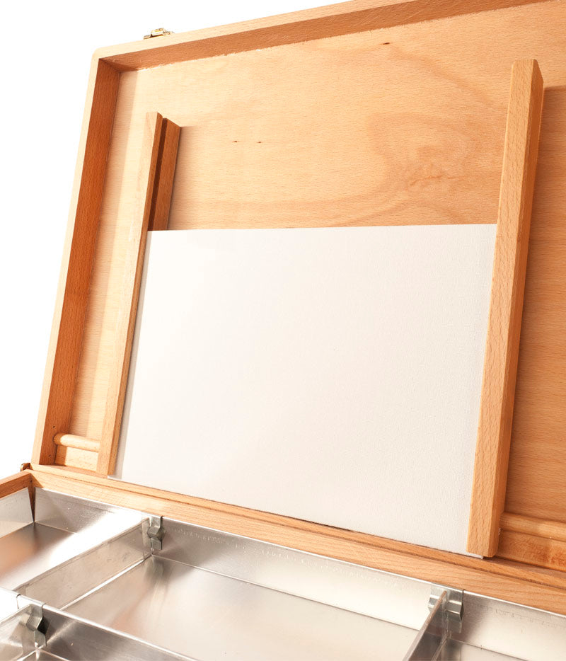 MABEF casetă din lemn pentru ustensile de pictură 30 x 40 cm