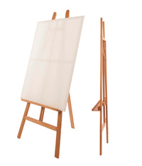Șevalet de studio tip liră Mabef din lemn de fag