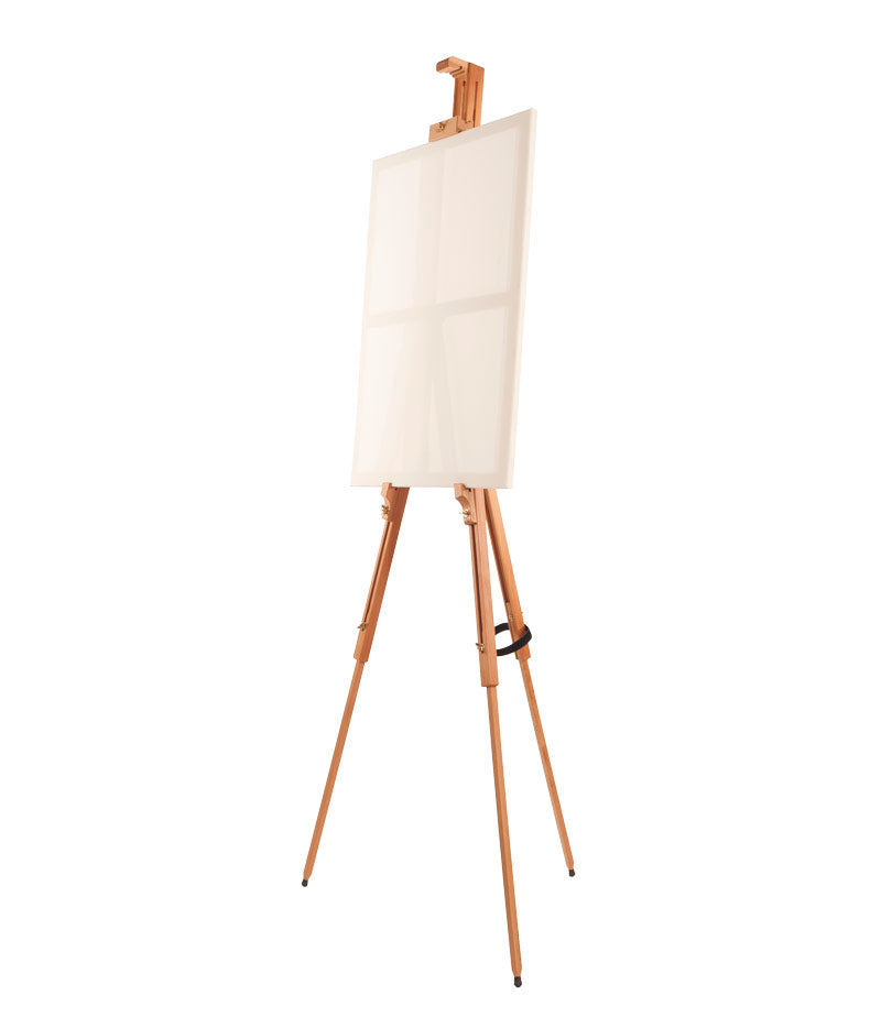 Șevalet de pictură pentru plein air MABEF, pliabil, din lemn de fag