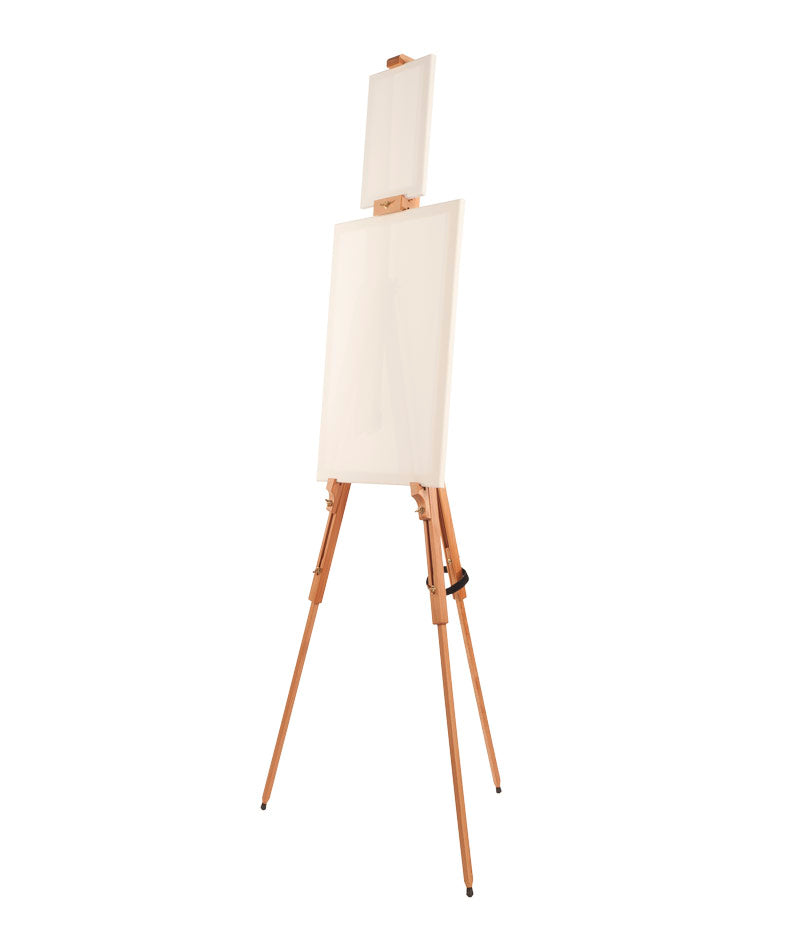 Șevalet de pictură pentru plein air MABEF, pliabil, din lemn de fag