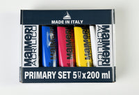 Set culori acrilice Maimeri Acrilico Primary 200 ml