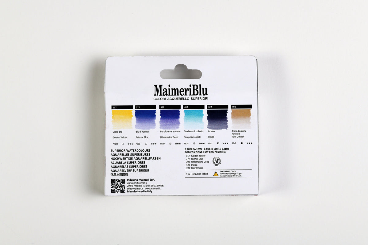 Set culori acuarelă MAIMERI Maimeri Blu