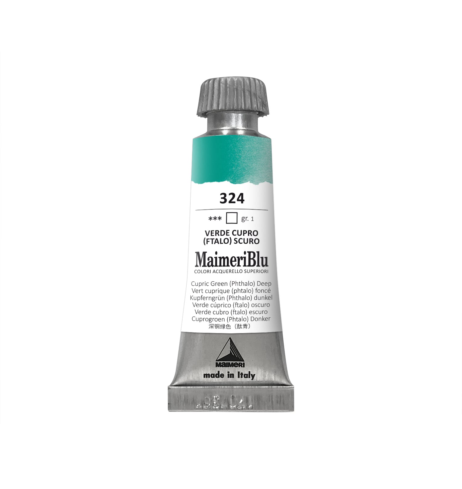 Culoare acuarelă profesională MAIMERI Maimeri Blu 12 ml – Verde cupric închis