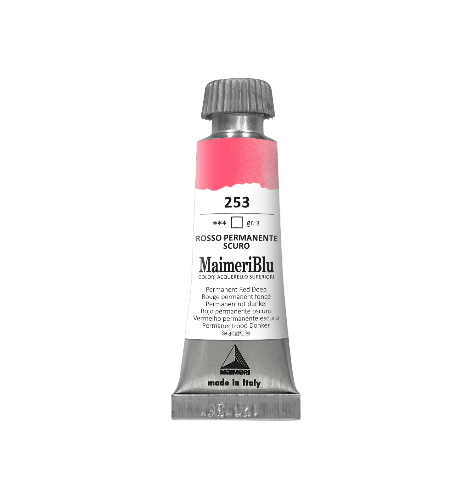 Culoare acuarelă profesională MAIMERI Maimeri Blu 12 ml – Roșu Permanent Închis