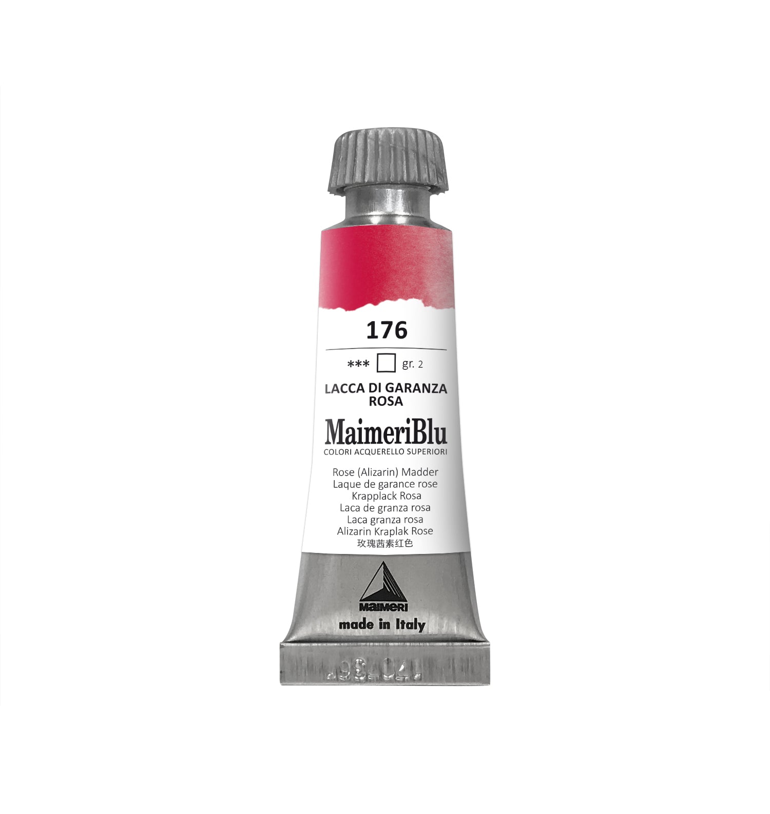 Culoare acuarelă profesională MAIMERI Maimeri Blu 12 ml – Roz Alizarină Garanță