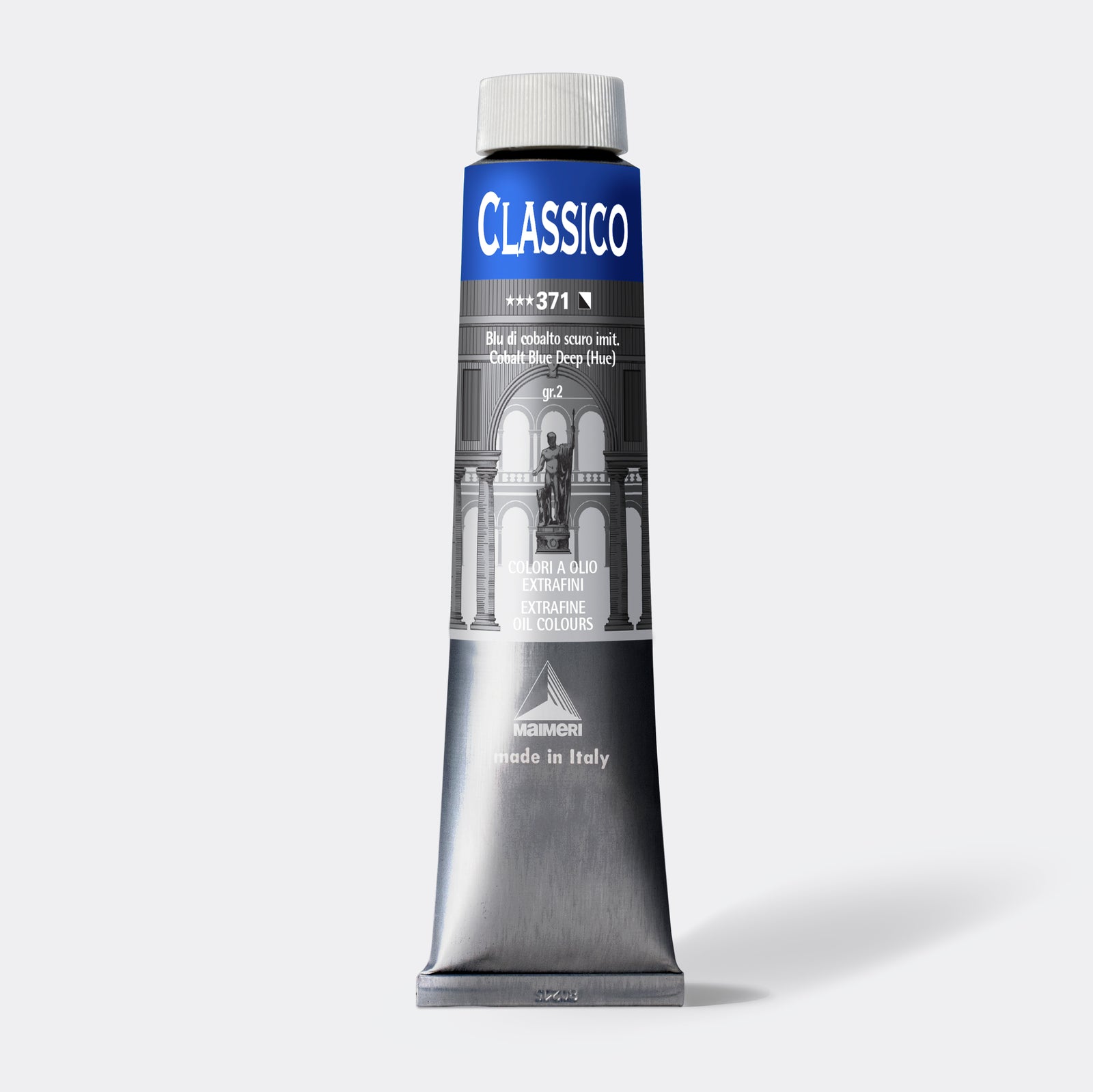 Culoare ulei fină Maimeri Classico 200 ml – Nuanță Albastru de Cobalt Închis