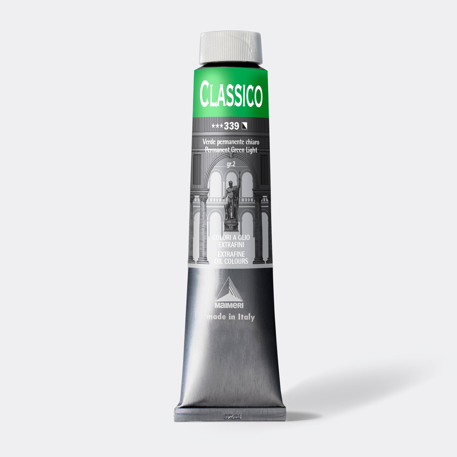 Culoare ulei fină Maimeri Classico 200 ml – Verde permanent deschis