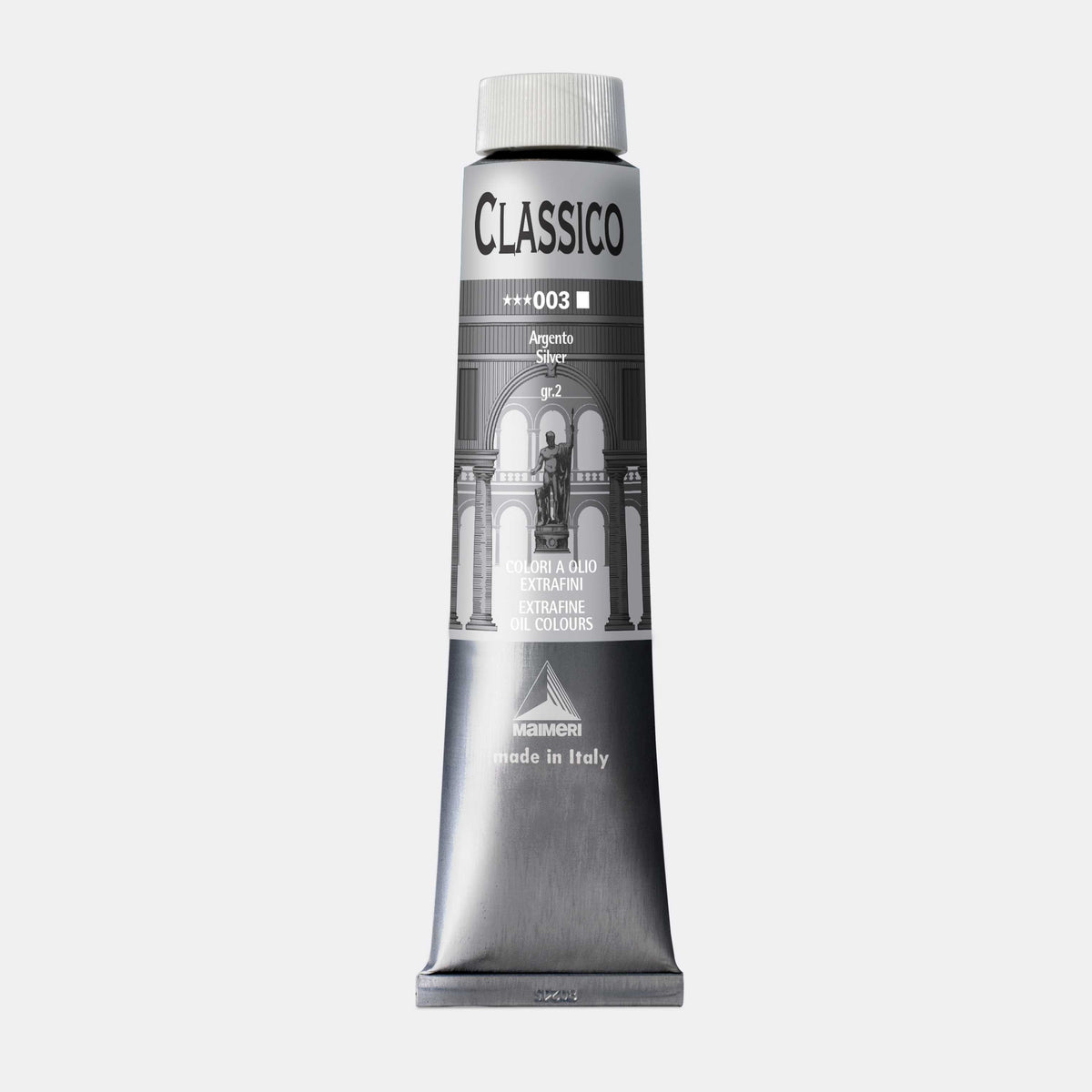 Culoare ulei fină Maimeri Classico 200 ml – Argintiu
