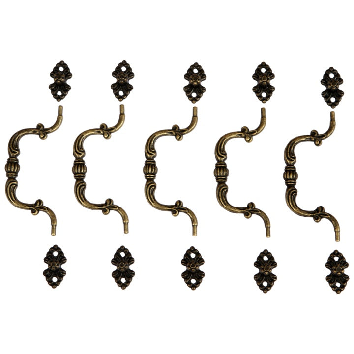maner metalic bronz 90x39 mm 5 bucati ro pnt275
