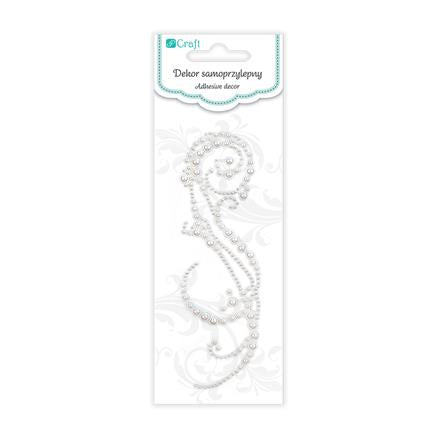 margele decorative adezive bella white ro dpcds 003