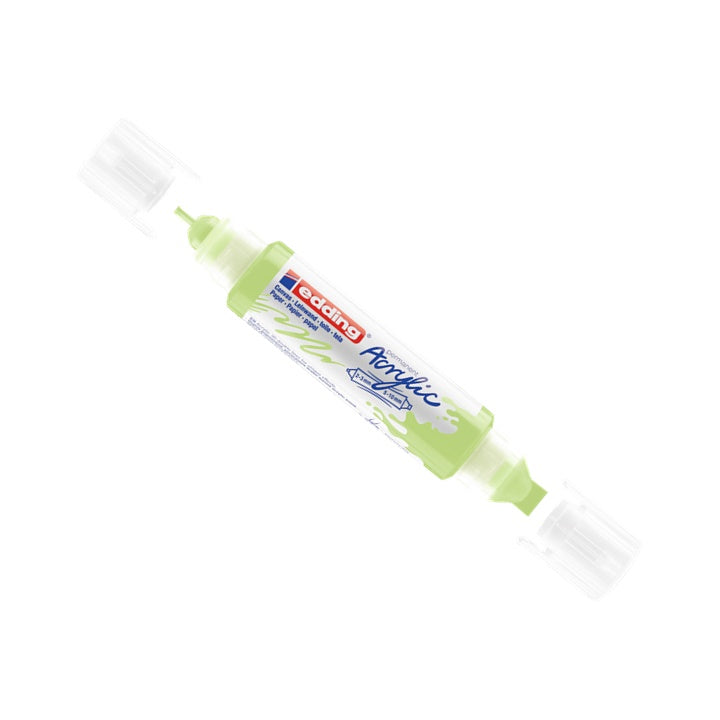 Marker acrilic 3D cu două fețe EDDING-5400 - verde pastel