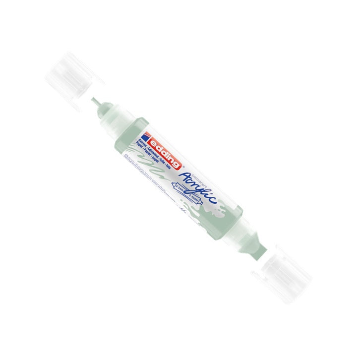 Marker acrilic 3D cu două fețe EDDING-5400 - mentă delicată