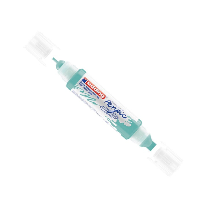 Marker acrilic 3D cu două fețe EDDING-5400 - Turcoaz