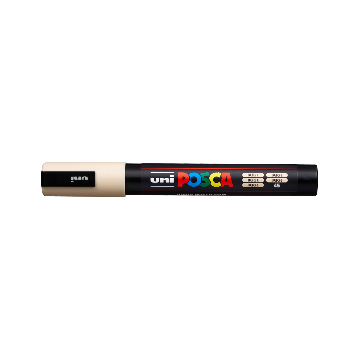 Marker acrilic Posca PC-5M, 1,8 – 2,5 mm, bej (45)