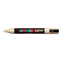 Marker acrilic Posca PC-5M, 1,8 – 2,5 mm, bej (45)