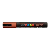 Marker acrilic Posca PC-5M, 1,8 – 2,5 mm, castaniu (20)