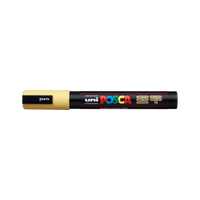 Marker acrilic Posca PC-5M, 1,8 – 2,5 mm, galben pai (73)
