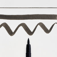Marker caligrafic cu varf pensula SAKURA Pigma Bold negru