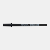 Marker caligrafic cu varf pensula SAKURA Pigma Bold negru