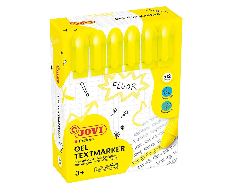Marker cu gel JOVI galben