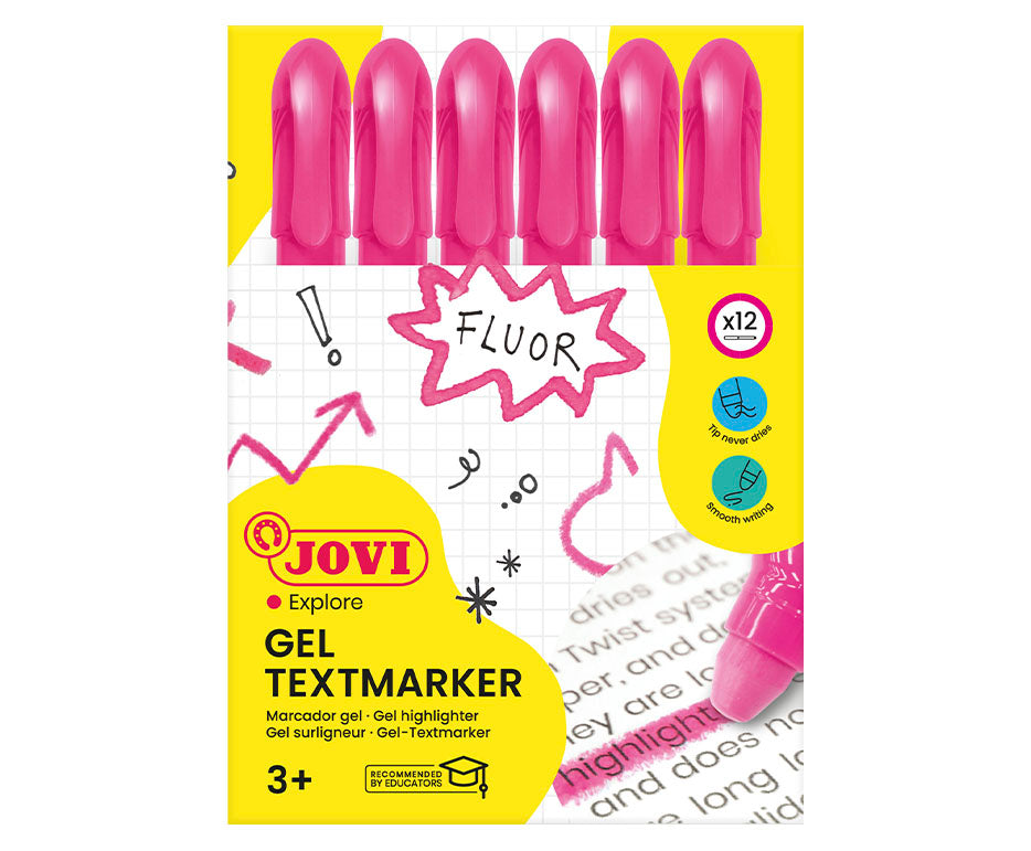 Marker cu gel JOVI roz