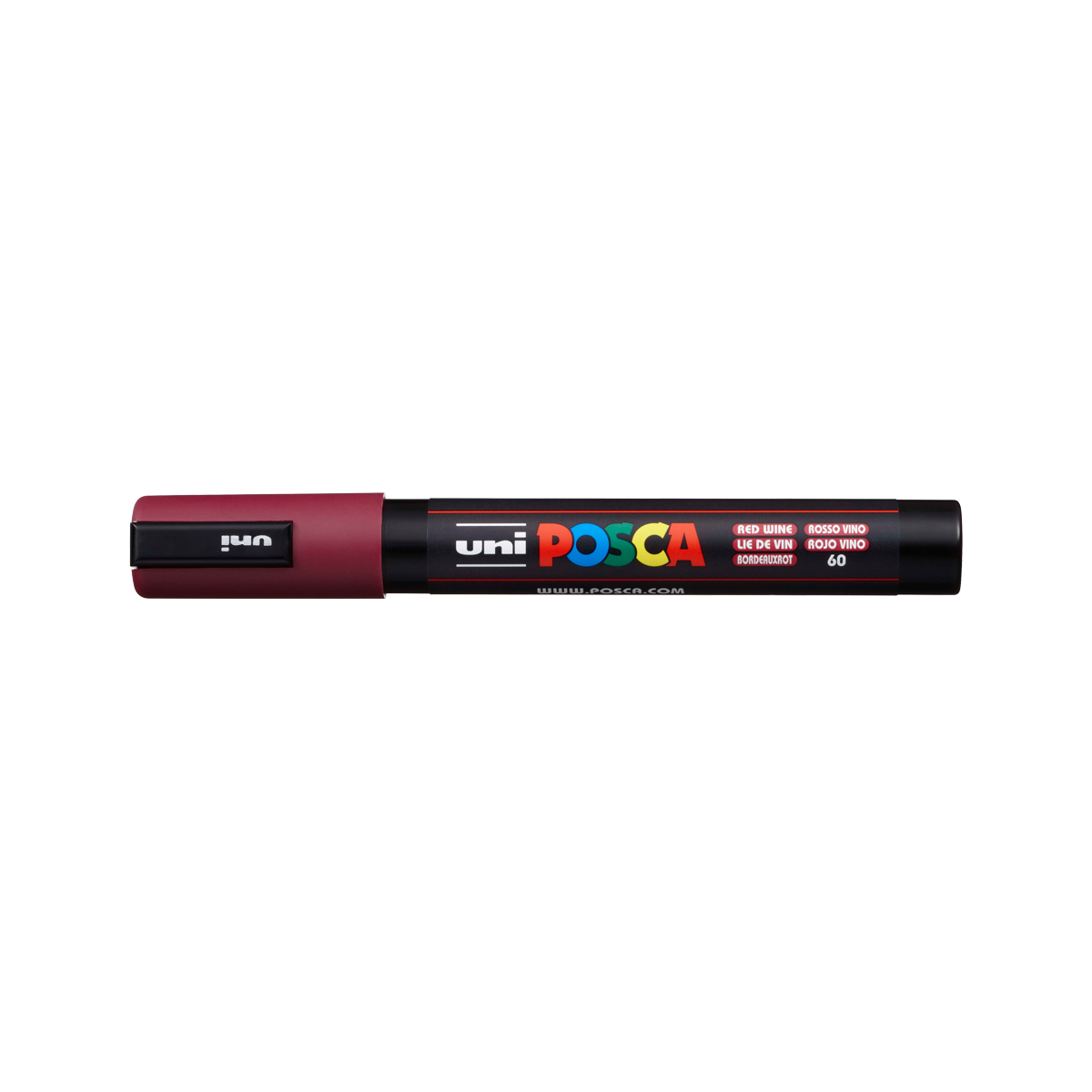 Marker Posca PC-5M, 1,8 - 2,5 mm, bordo (60)