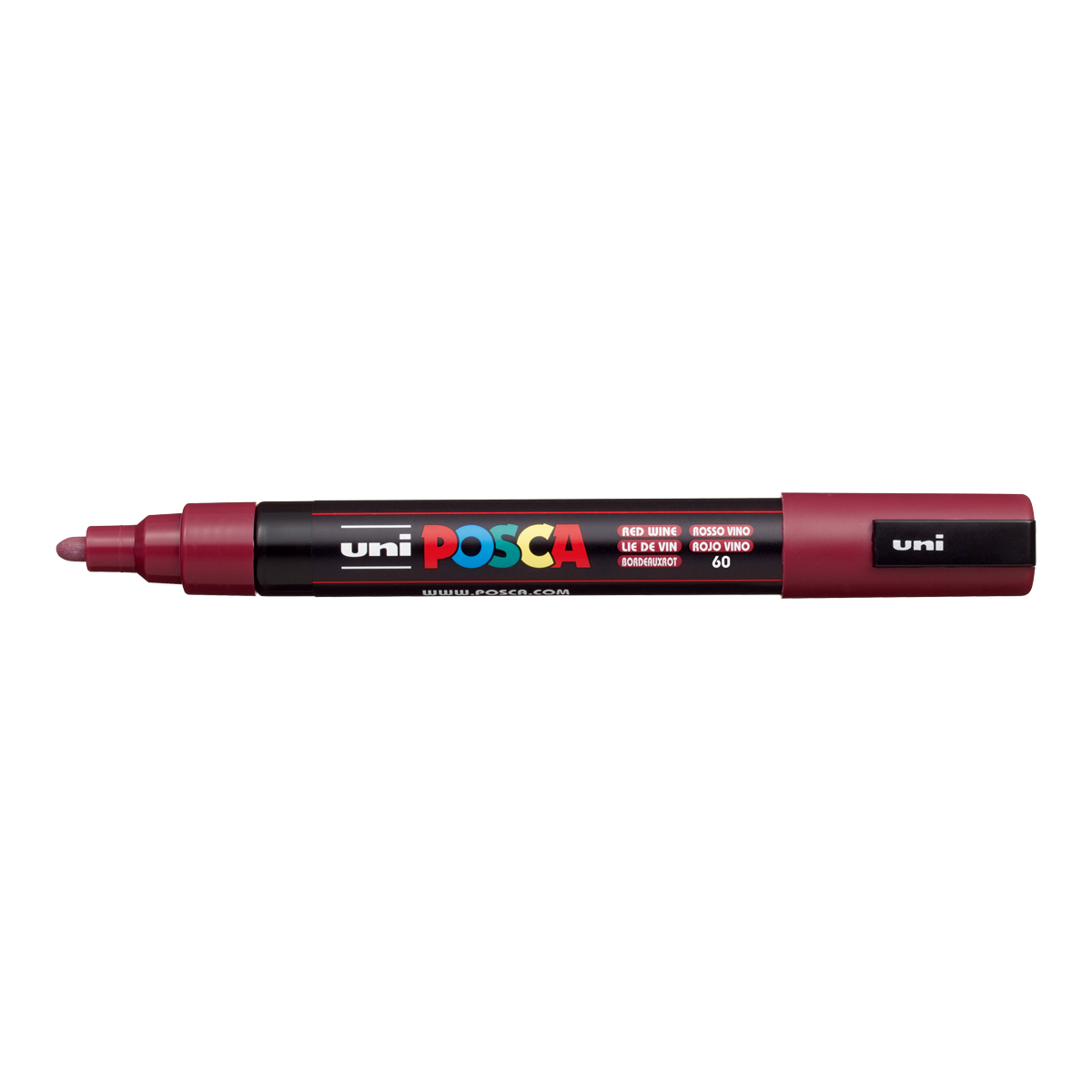 Marker Posca PC-5M, 1,8 - 2,5 mm, bordo (60)
