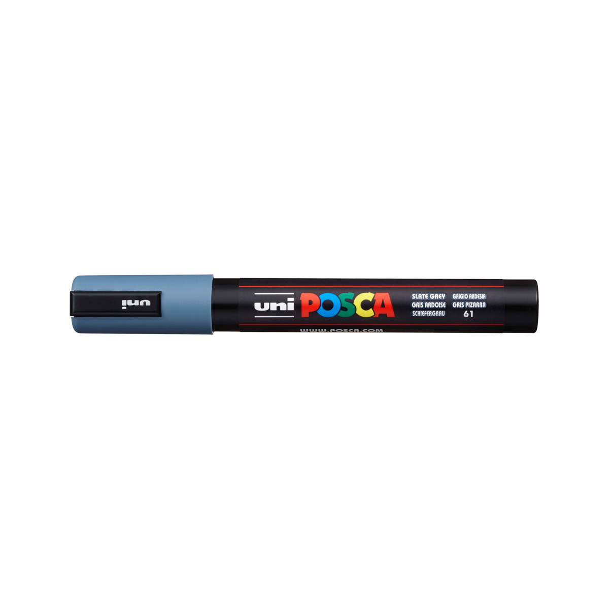 Marker Posca PC-5M, 1,8 – 2,5 mm, gri ardezie