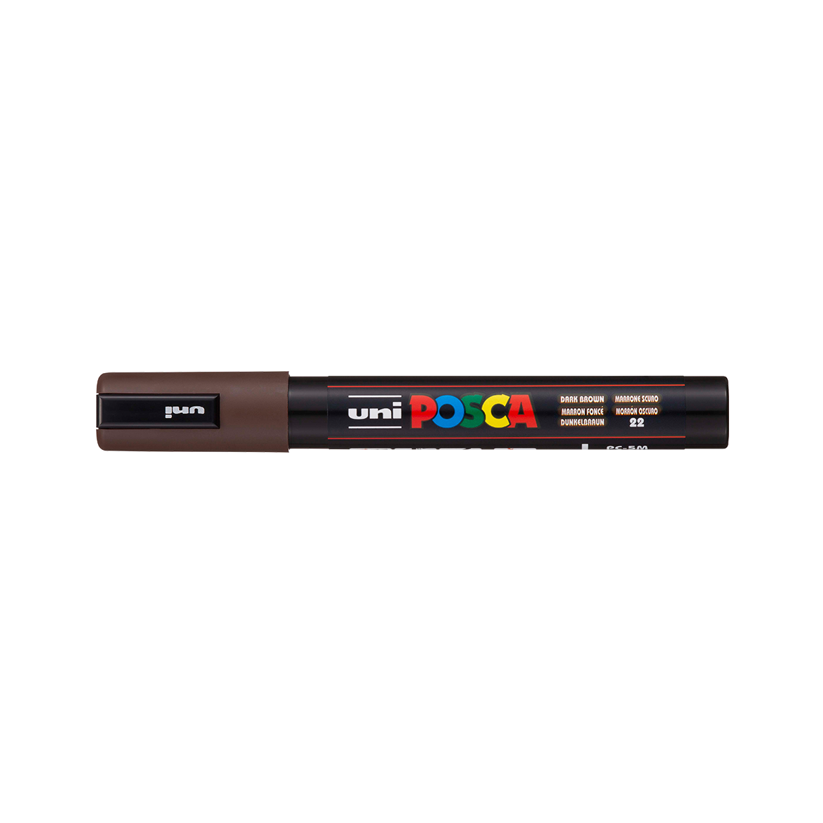Marker Posca PC-5M, 1,8 – 2,5 mm, maro închis (22)