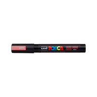 Marker Posca PC-5M, 1,8 – 2,5 mm, roșu metalic (M15)