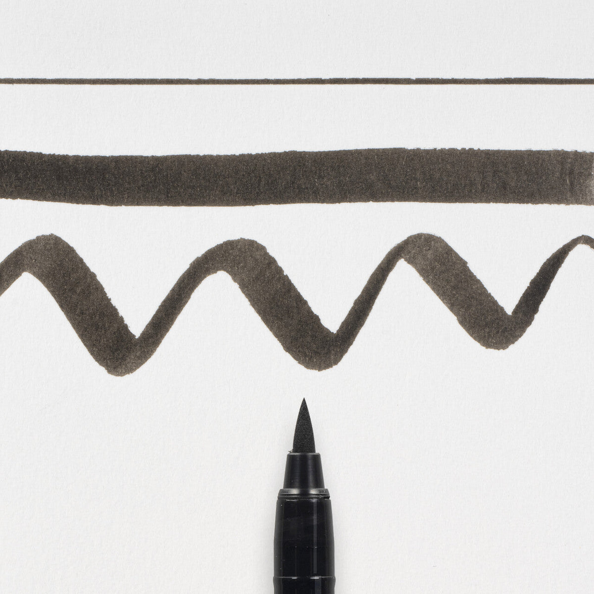 Marker tip pensulă SAKURA Pigma Brushpen Medium negru