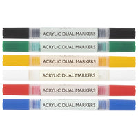 markere acrilice dual nassau fine art set 6 buc