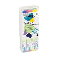 markere acrilice kreul solo goya triton edge set 11 bucați