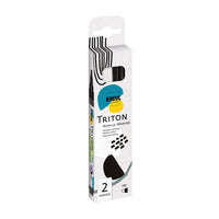 markere acrilice solo goya triton black white set 2 buc ro krl17892