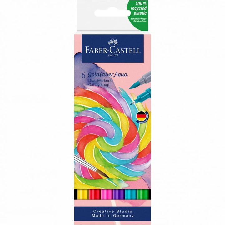markere acuarela goldfaber aqua dual set candy shop ro fbc164528
