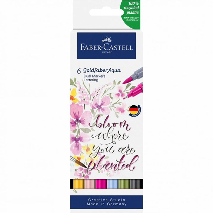 markere acuarela goldfaber aqua dual set lettering ro fbc164524