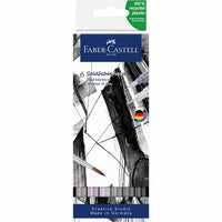 markere pentru acuarela goldfaber aqua dual set shades of grey ro fbc164522