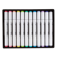 markere pentru schite cu pastel cu doua fete colorino artist 12 buc ro clrr81100ptr