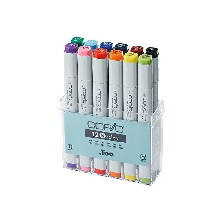markeri copic classic basic colours set de 12 buc ro hmdcop2007502