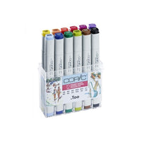 markeri copic classic summer colours set de 12 buc ro hmdcop20075707